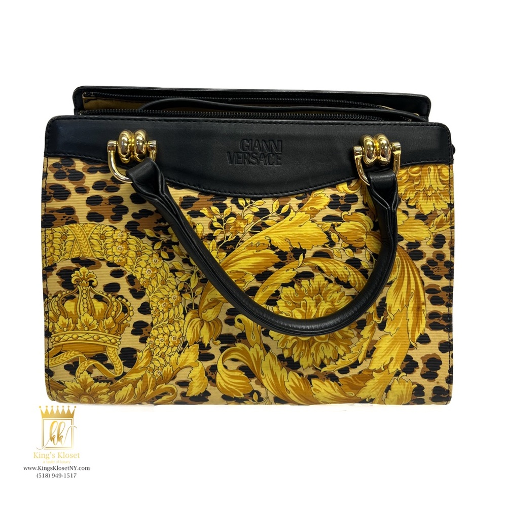 Vintage Gianni Versace vintage 90s sunburst 2 way bag